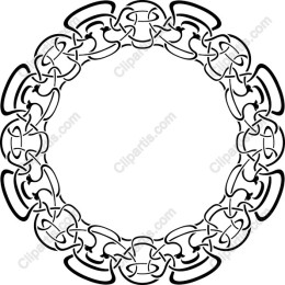 Intricate Celtic Knot Frame