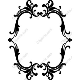 Elegant Black Decorative Frame