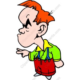Cheeky Cartoon Character