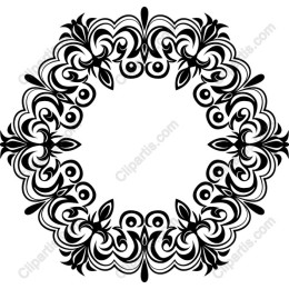 Ornamental Floral Frame