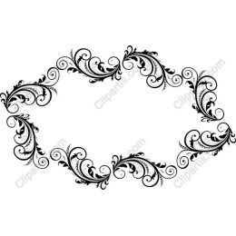 Elegant Ornate Floral Frame