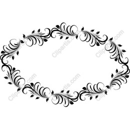 Elegant Ornate Floral Frame