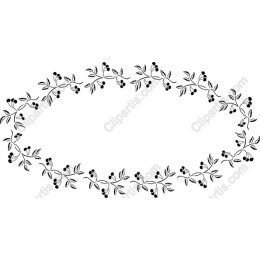 Floral Vine Border