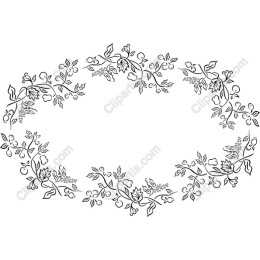 Floral Vine Frame