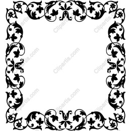 Elegant Floral Border