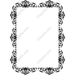 Elegant Ornate Floral Frame