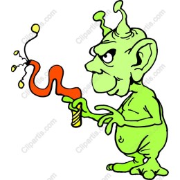 Quirky Alien Character
