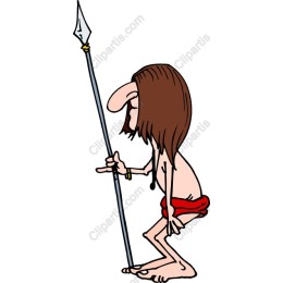 Whimsical Caveman Character