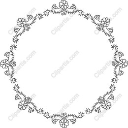 Floral Decorative Frame