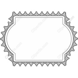 Elegant Lace Decorative Frame