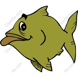 Whimsical Cartoon Fish