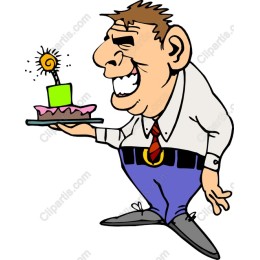 Cheerful Birthday Cake