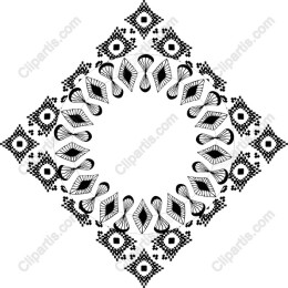 Elegant Black and White Floral