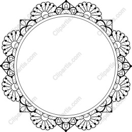 Ornate Floral Frame