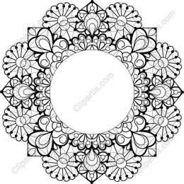Elegant Floral Mandala