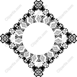 Elegant Black and White Decorative