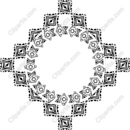 Elegant Geometric Black and White