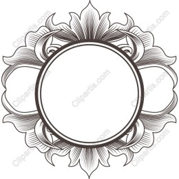 Decorative Floral Frame