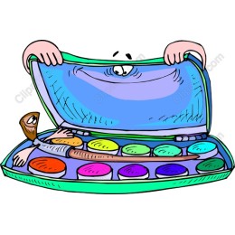 Whimsical Paint Palette