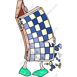Whimsical Colorful Board Character