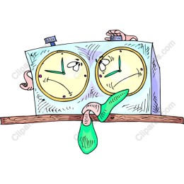 Playful Cartoon Clock