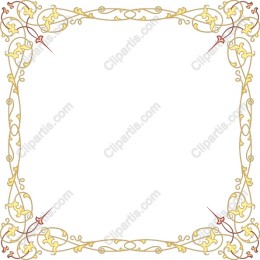 Floral Decorative Frame