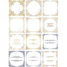 Ornate Set - 12 Elegant Decorative Frames