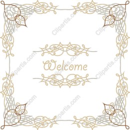 Elegant Welcome Frame