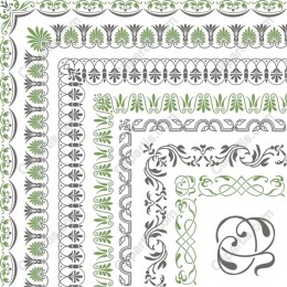 Elegant Decorative Border Set