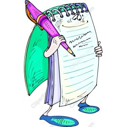 Charming Notepad Character