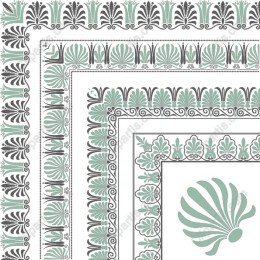Elegant Floral Border