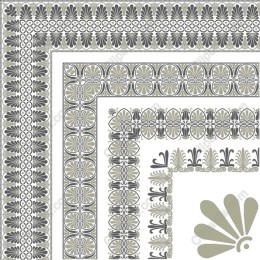Elegant Floral Border