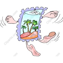 Animated Beach Stamp