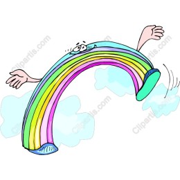 Whimsical Animated Rainbow