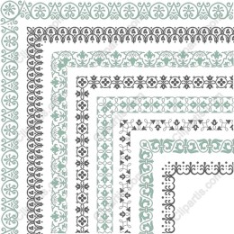 Elegant Decorative Borders Set