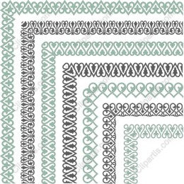 Decorative Heart Border