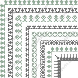 Elegant Decorative Borders Set