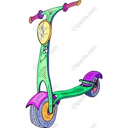 Colorful Scooter