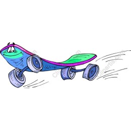 Playful Skateboard