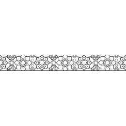 Seamless Geometric Floral Pattern