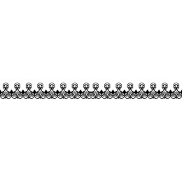 Elegant Black and White Ornamental Pattern