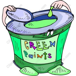 Green Paints Can