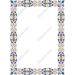 Elegant Ornate Floral Border
