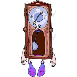 Charming Cartoon Clock
