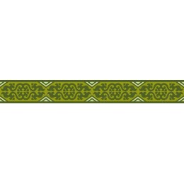 Green Swirl Decorative Border