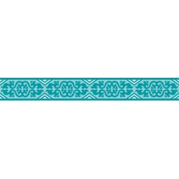 Teal Decorative Pattern