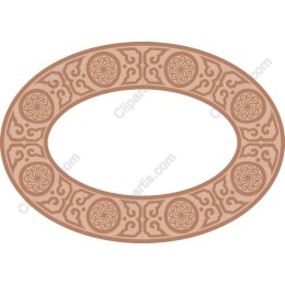 Elegant Oval Frame
