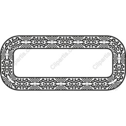Elegant Waves Border Frame