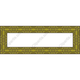 Elegant Olive Green Swirl Pattern Frame