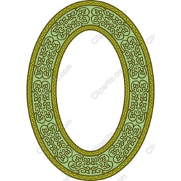 Ornate Oval Frame